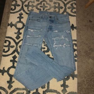 Ripped Hollister Jeans